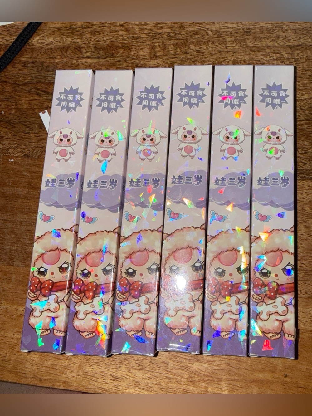 Lot of 6 Baby Three Blind Box Pen - Picture 1 of 1